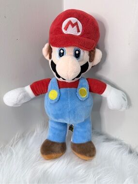 Nintendo Super Mario Plush - Red Hat, Blue Overalls, Brown Shoes